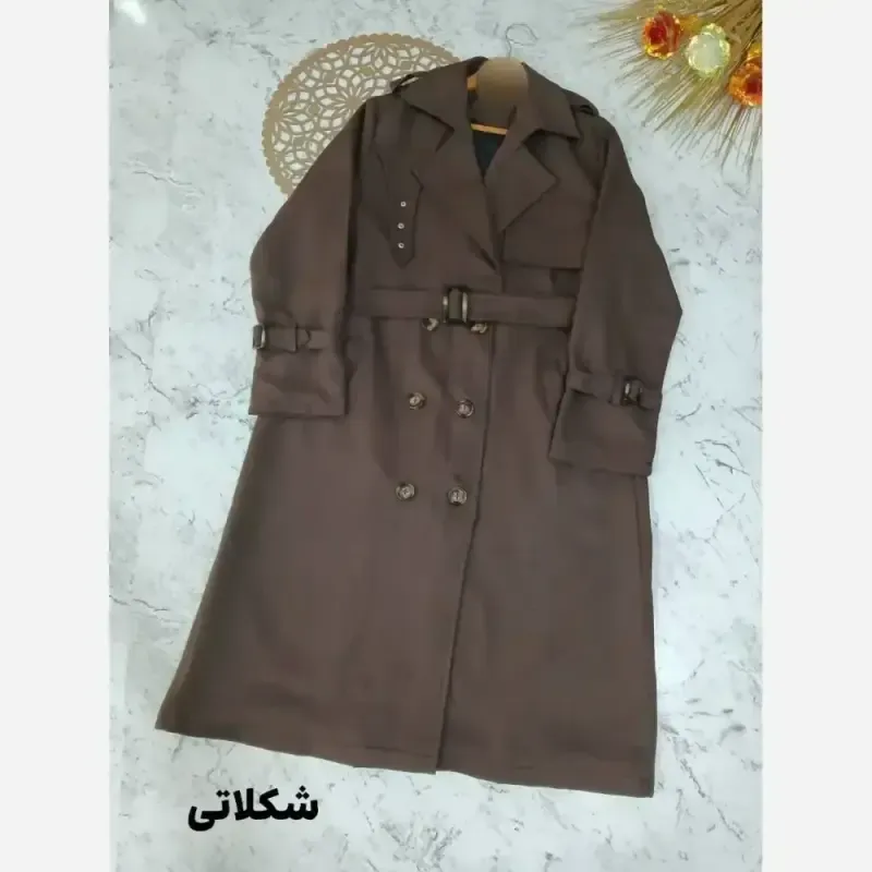 ست کت و شلوار زنانه یقه انگلیسی مدل دیپلمات جنس کتان پلاس سایز بزرگ - تصویر 17