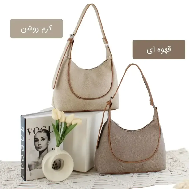 کیف زنانه چرم مصنوعی روزمره اسپرت ابعاد 31 در 23 سانتیمتر - تصویر 5