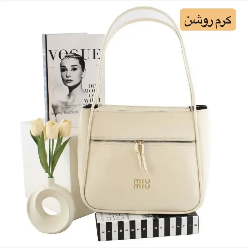 کیف زنانه چرم مصنوعی روزمره اسپرت بزرگ - تصویر 5