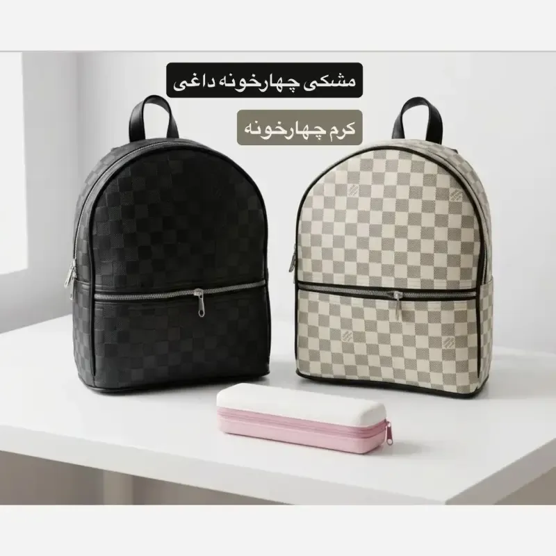 کوله پشتی چرم مصنوعی اسپرت و روزمره ابعاد 30 در 25 سانتیمتر - تصویر 2