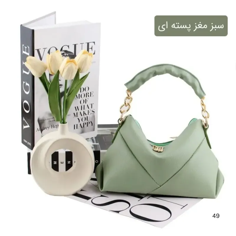 کیف پاسپورتی چرم مصنوعی زنانه روزمره و مجلسی - تصویر 2