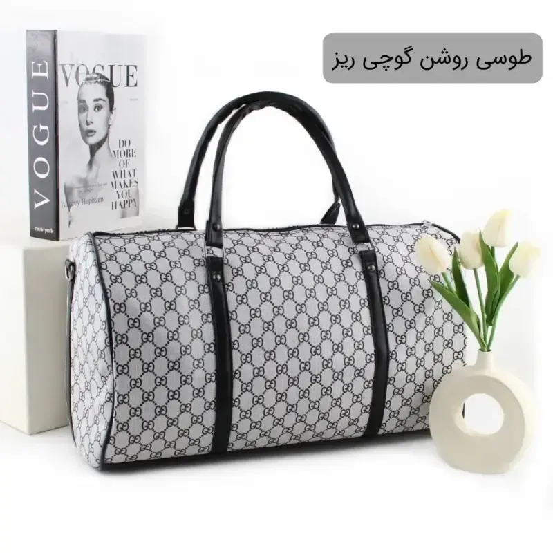 ساک ورزشی اسپرت چرم مصنوعی بند بلند ابعاد 50 در 18 در 30 سانتیمتر - تصویر 4