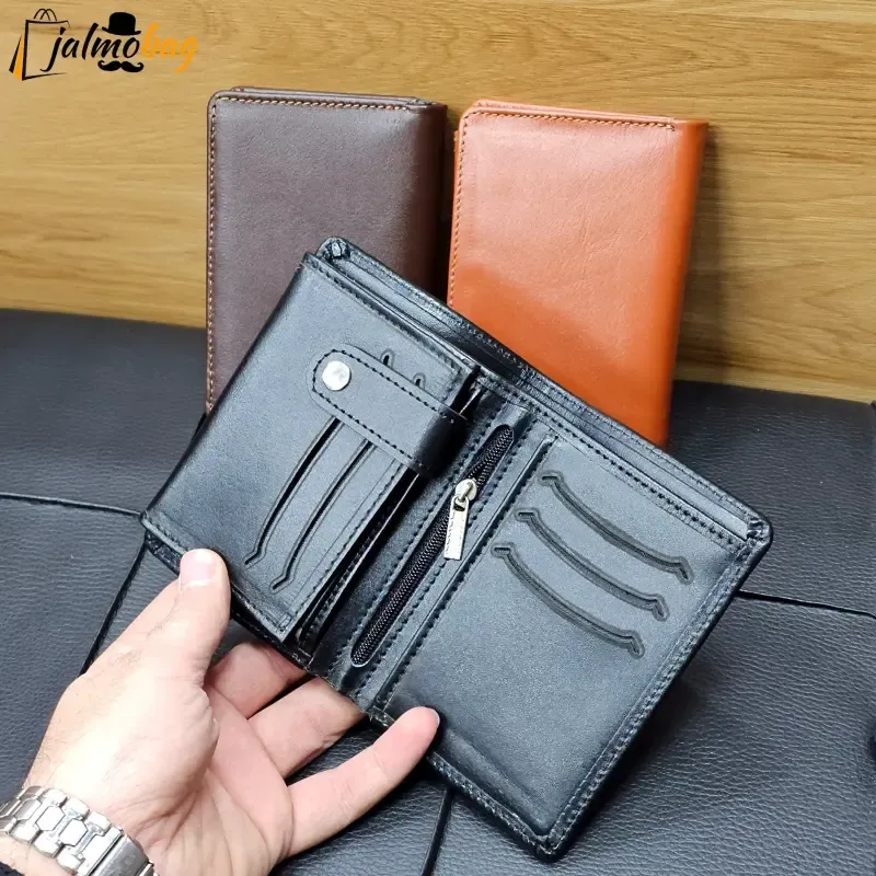 کیف پول جیبی چرم طبیعی گاوی - تصویر 10