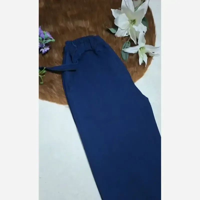 شلوار بگ جین نیل ترک وارداتی درجه یک کمر کش رنگ بندی متنوع سایز 1 تا 4 - تصویر 8