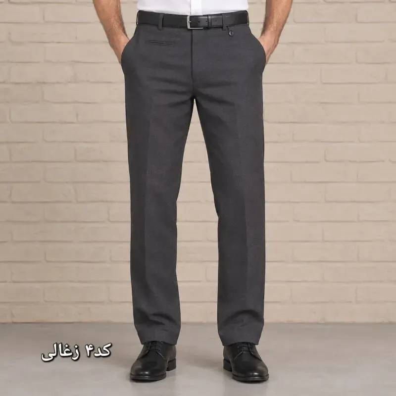 شلوار پارچه ای مردانه راسته پارچه زرین رنگ ثابت سایز 44 تا 54 - تصویر 3