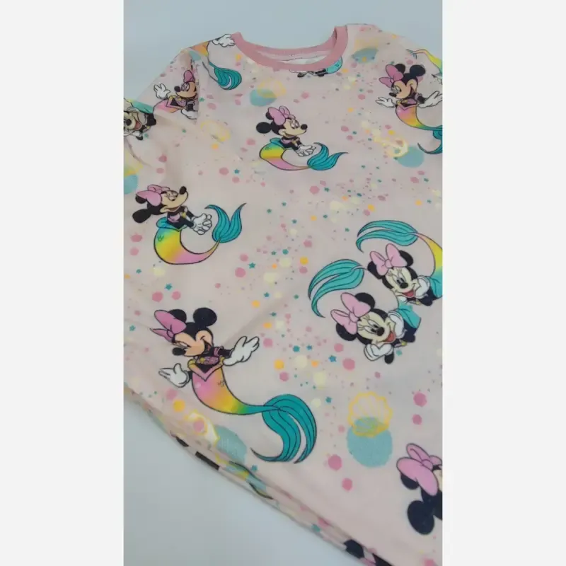 ست بلوز و شلوار راحتی دخترانه طرح زمستانی اسپرت سایز 35 تا 50 - تصویر 6