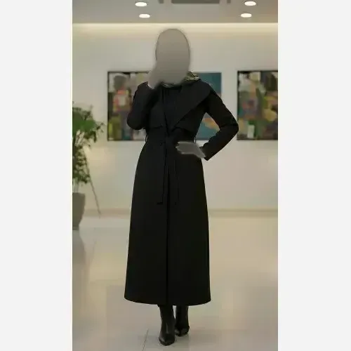 پالتو زنانه مدل گلآرا پارچه مازراتی آسترکشی شده قد 125 سانتی متر سایز 38 تا 50
