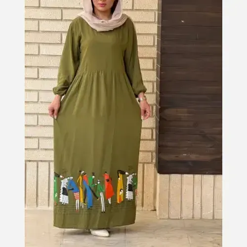 ساحلی نخی طرح آدمک فری سایز 38 تا 48 - تصویر 11