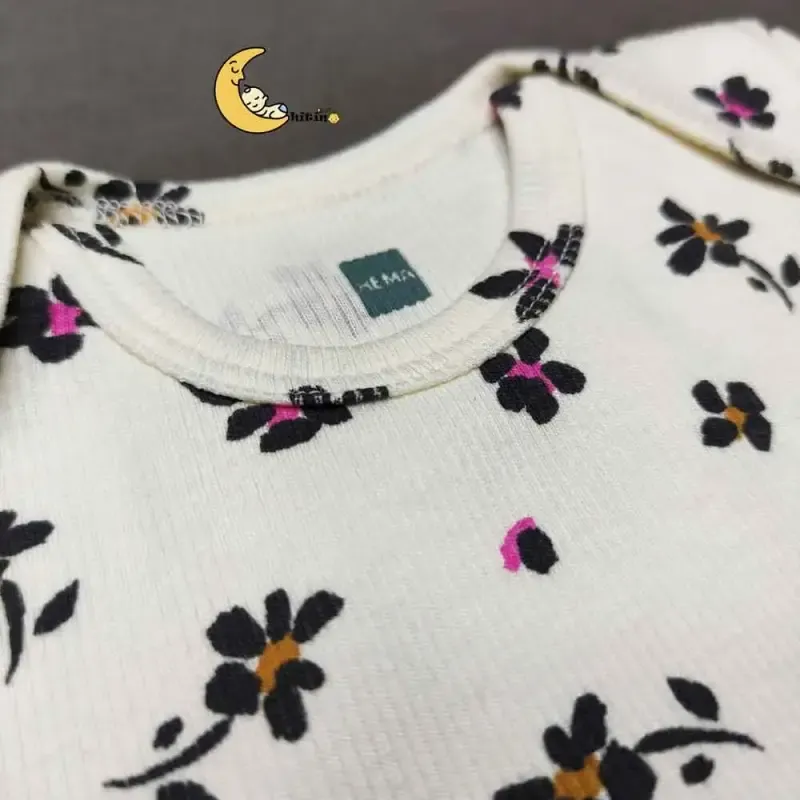 بادی آستین کوتاه کبریتی نوزادی دخترانه برند Hema جنس نخ پنبه وارداتی 3 تا 36 ماه - تصویر 3