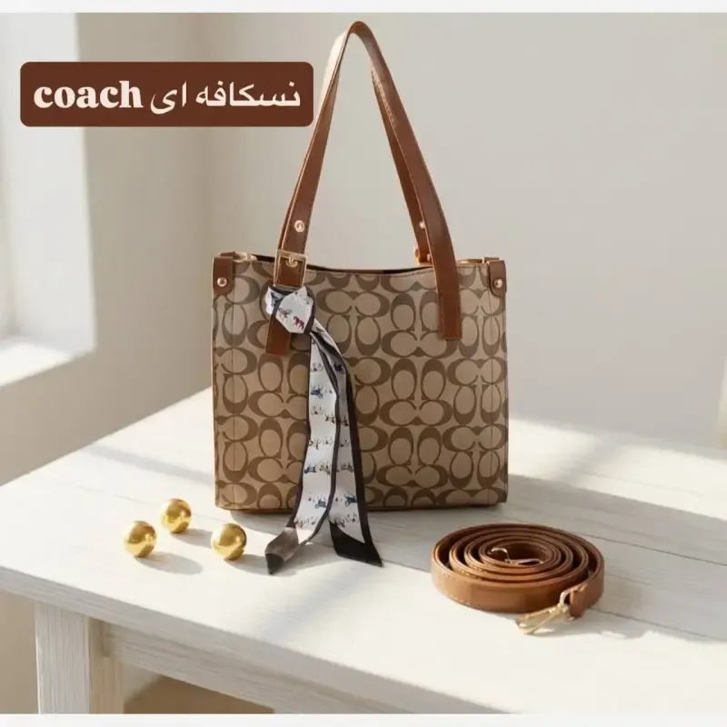 کیف زنانه چرم مصنوعی رسمی و روزمره با بند بلند - تصویر 8