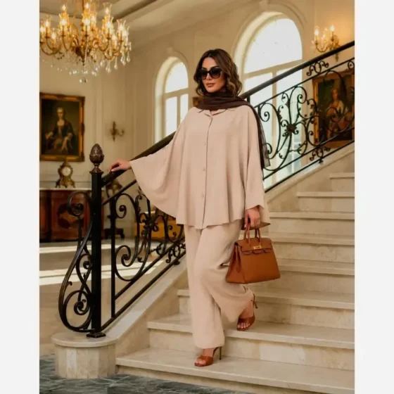 شومیز شلوار زنانه ابروبادی درجهیک سایز بزرگ تا 56