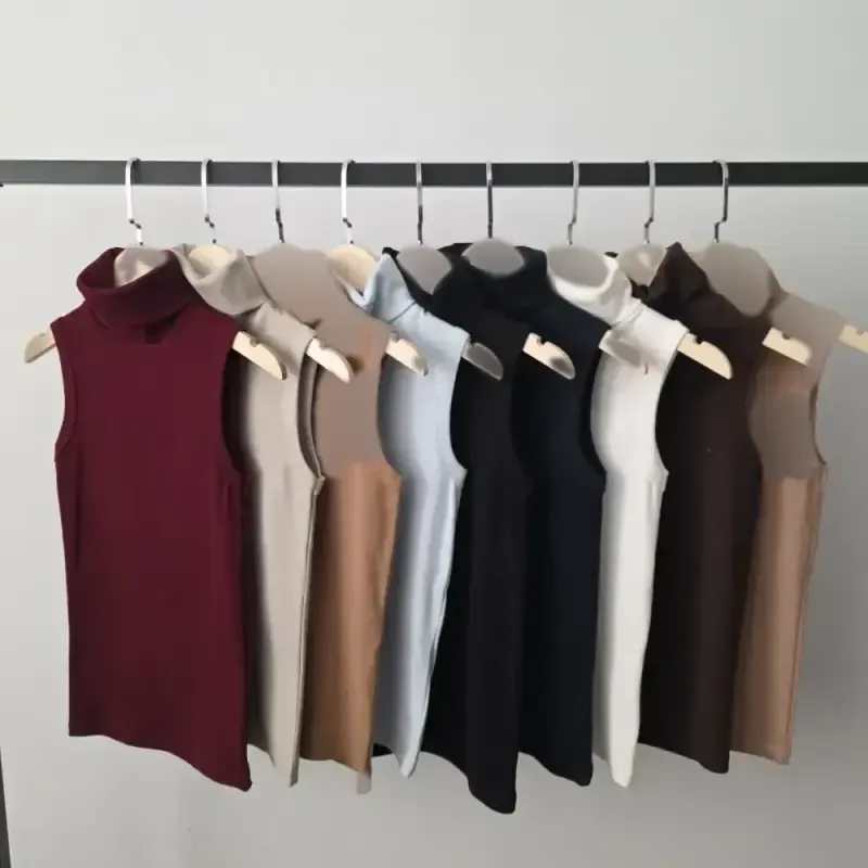 تاپ یقه اسکی زنانه جنس فانریپ سوپر پنبه کبریتی فری سایز - تصویر 6
