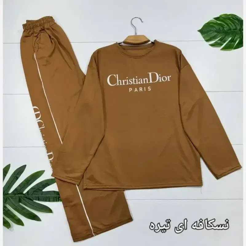 ست بلوز و شلوار زنانه جنس پنبه باکیفیت فری سایز رنگی - تصویر 7