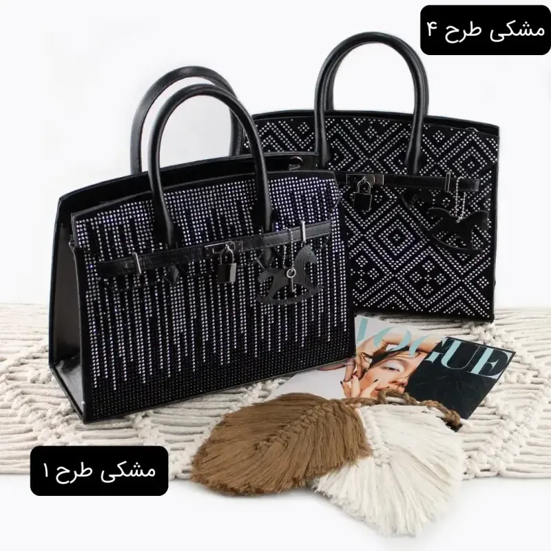 کیف زنانه چرم مصنوعی رسمی و مهمانی ابعاد 30 در 25 در 10 سانتیمتر - تصویر 3