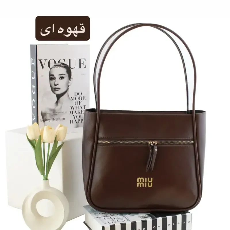 کیف زنانه چرم مصنوعی روزمره اسپرت بزرگ - تصویر 2