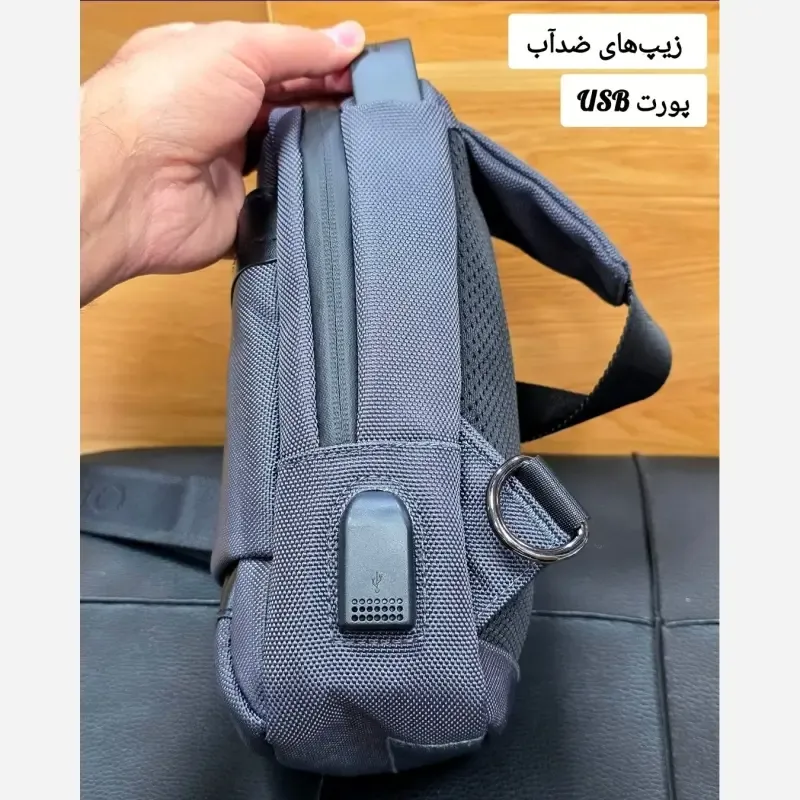 بادی بگ وارداتی برزنتی برند جیتو JITUO ضدآب با پورت USB - تصویر 12