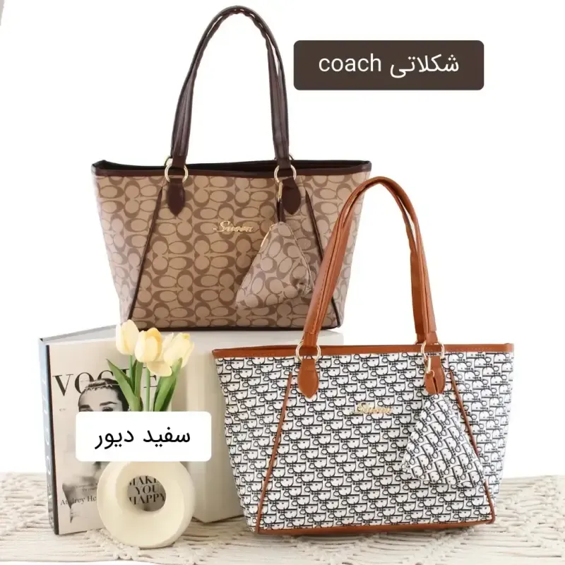 کیف زنانه چرم مصنوعی روزمره و مهمانی - تصویر 4