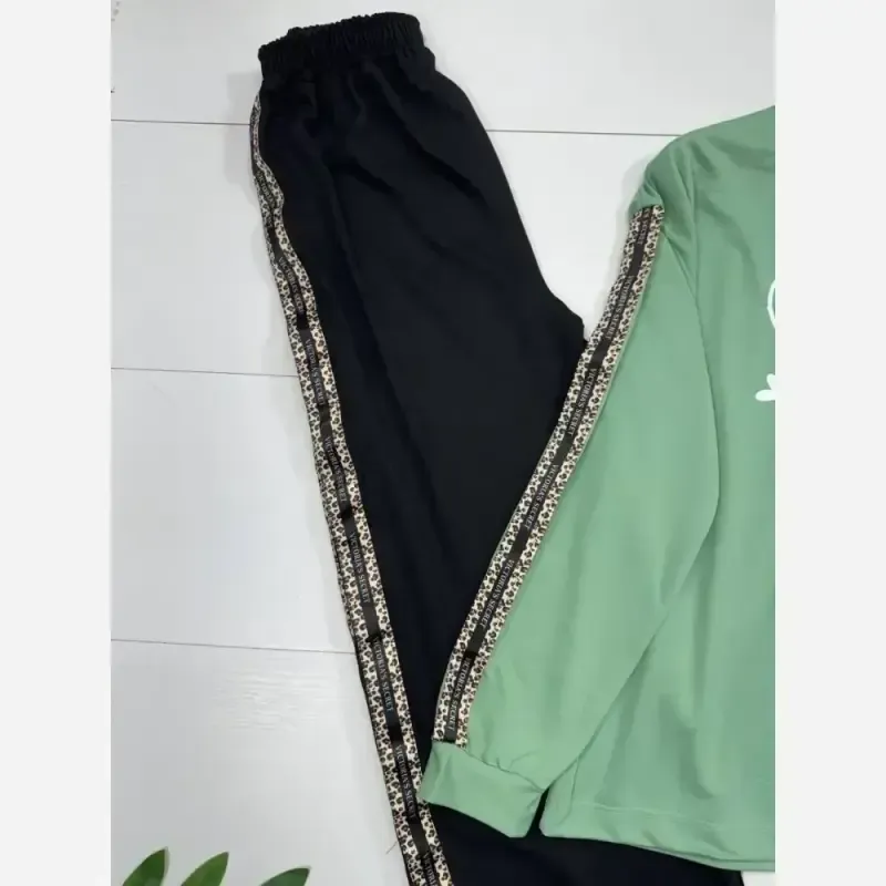 ست بلوبری زنانه جنس پنبه باکیفیت فری سایز - تصویر 2