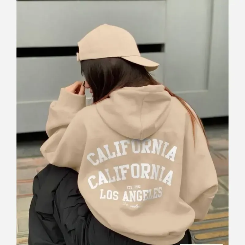هودی کالیفرنیا بیسیک اسپان داخل کرکی فری سایز - تصویر 5