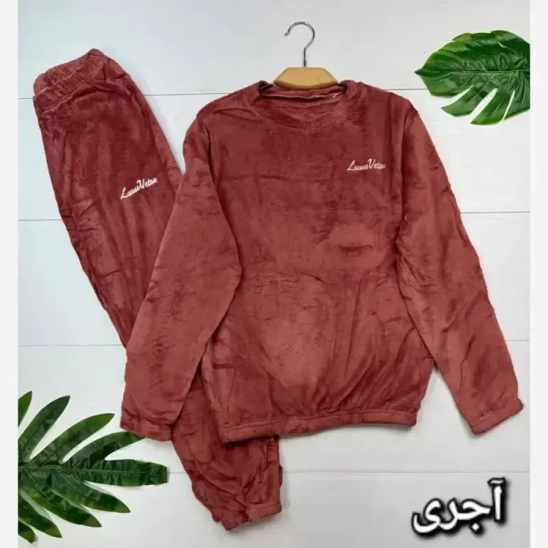 بلوز و شلوار تدی وارداتی درجه یک زنانه سایز فری 38 تا 46 - تصویر 5