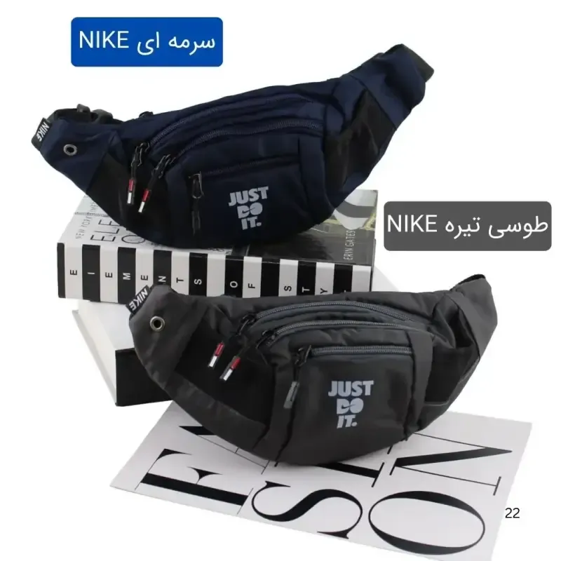 کیف مردانه پارچه ای اسپرت روزمره با بند بلند جیب دار - تصویر 2