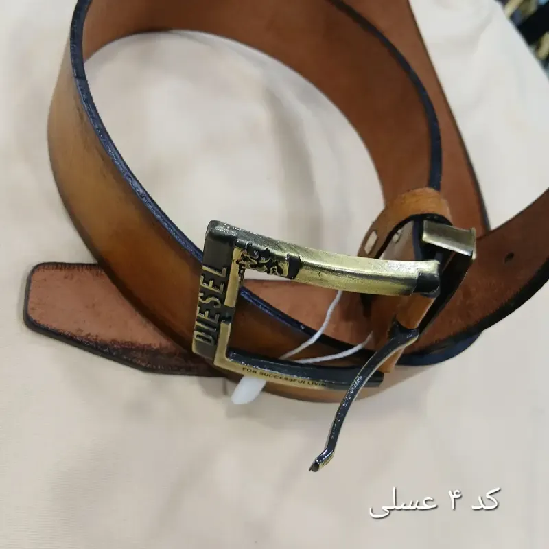کمربند چرمی مردانه چرم صنعتی پهنای 3.5 سانت در چهار رنگ مختلف - تصویر 2