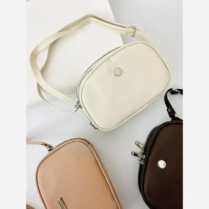 کیف سالی سه خونه دستی و دوشی زنانه سایز 22 در 15 رنگ بندی متنوع - تصویر 2