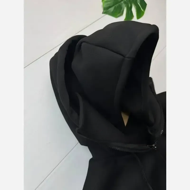 سوئیشرت نینجایی دورس تو کرکی فینگردار مشکی فری سایز مناسب بانوان و آقایان - تصویر 2