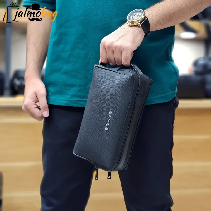 کیف دستی مردانه ضد آب سیلیکونی دو خانه - تصویر 9