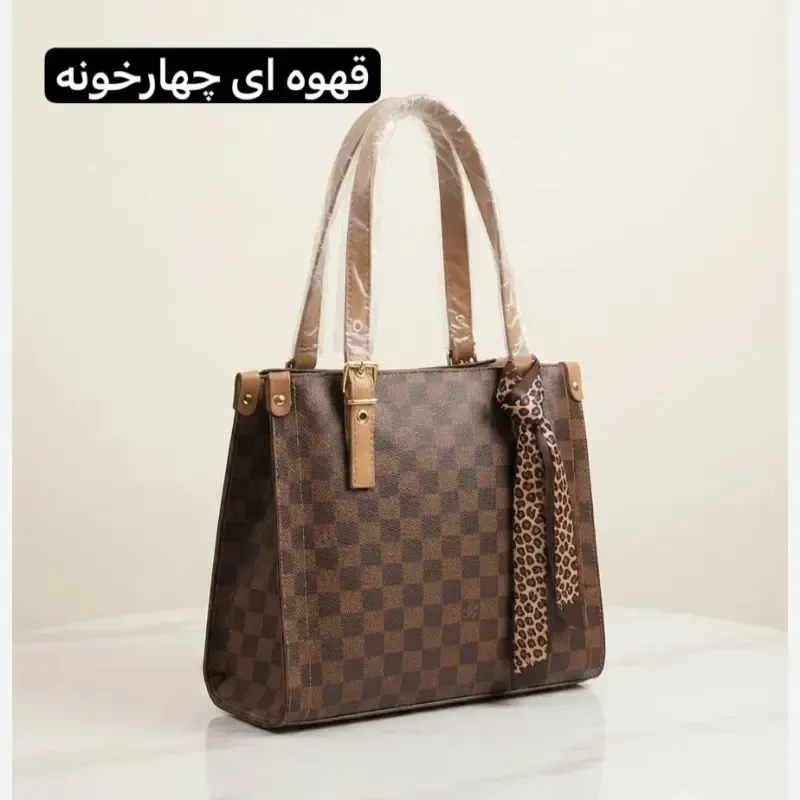 کیف زنانه چرم مصنوعی رسمی و روزمره با بند بلند - تصویر 9