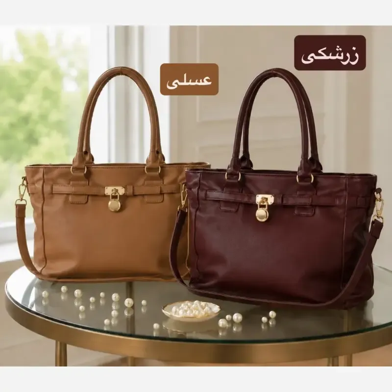 کیف زنانه چرم مصنوعی اسپرت و روزمره بند بلند - تصویر 4