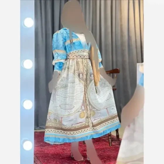 کفتان زنانه پیراهن طرح ترک سمین جنس ساتن ابریشم اعلا فری سایز