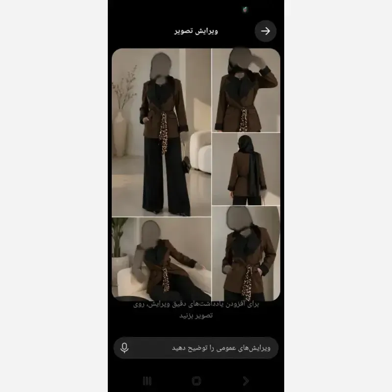کت و شلوار زنانه کرپ مازراتی به همراه کمربند سایز 38 تا 50 - تصویر 2