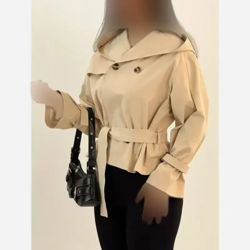 کراپ کلاهدار آناهید پارچه کتان زارا آستردار - تصویر 2