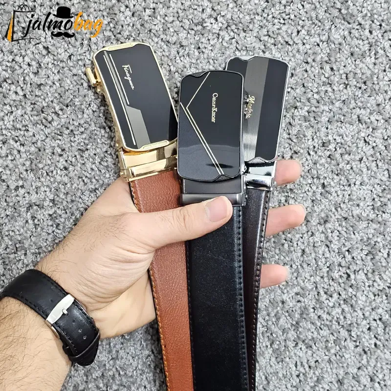 کمربند ریلی چرمی 3.5 سانت طول 125 سانتی متر - تصویر 5