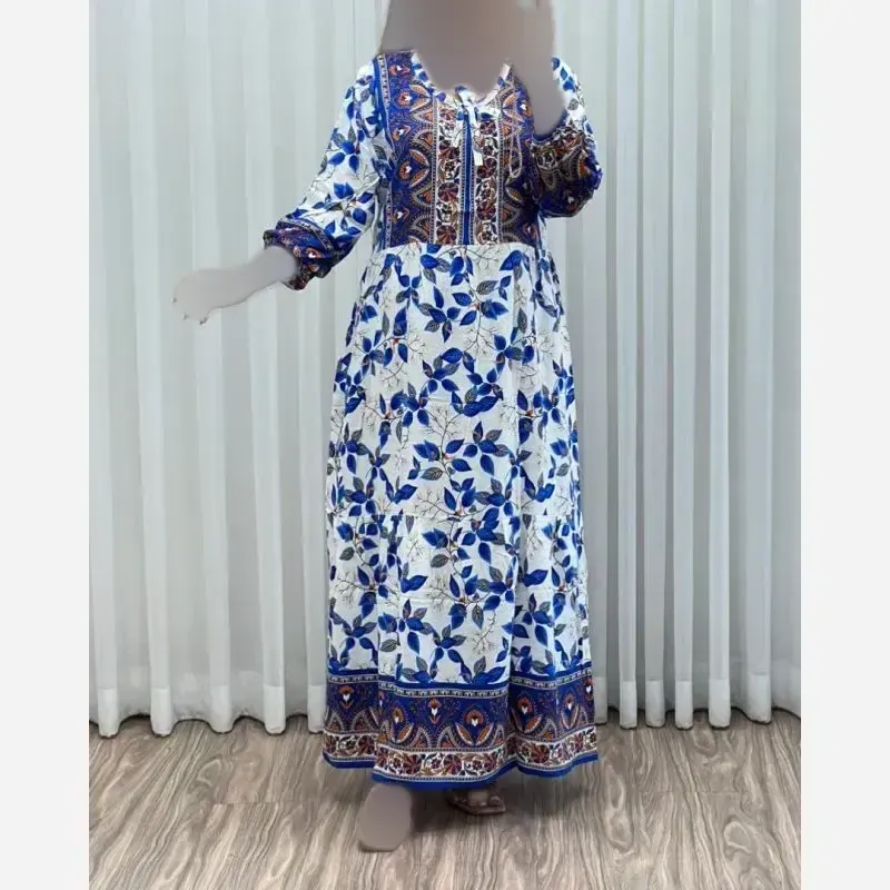 ساحلی نخی حاشیه دار خنک و نرم فری سایز مناسب سایز 40 تا 48 - تصویر 2