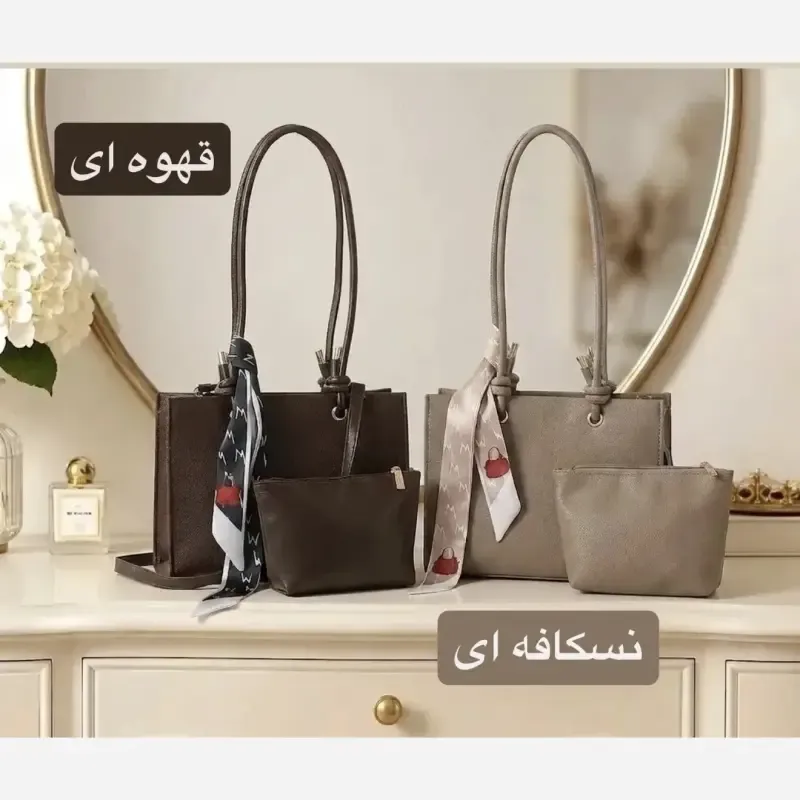 کیف زنانه چرم مصنوعی اسپرت و روزمره با بند بلند - تصویر 3