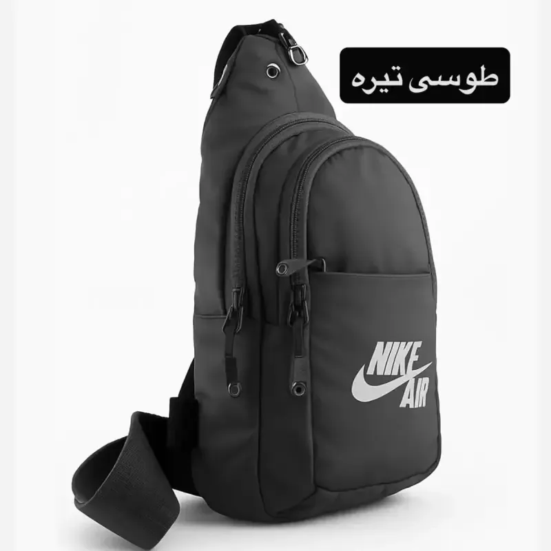 کیف مردانه روزمره پارچه ای طوسی ابعاد 30x17x8 سانتیمتر - تصویر 8