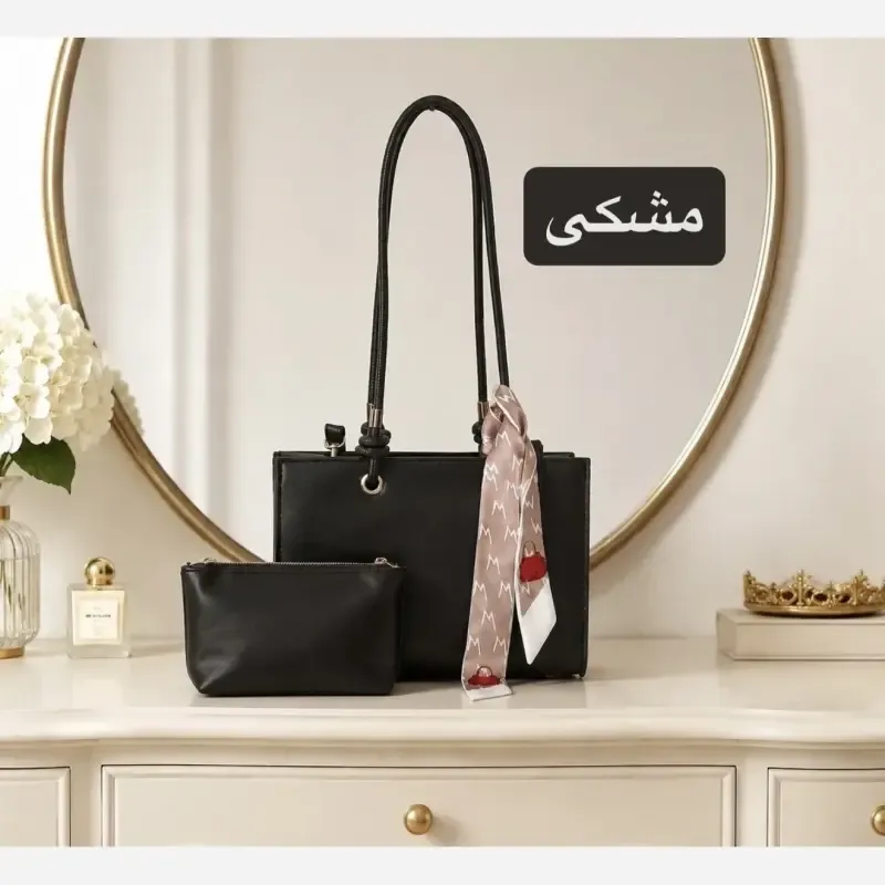 کیف زنانه چرم مصنوعی اسپرت و روزمره با بند بلند - تصویر 5