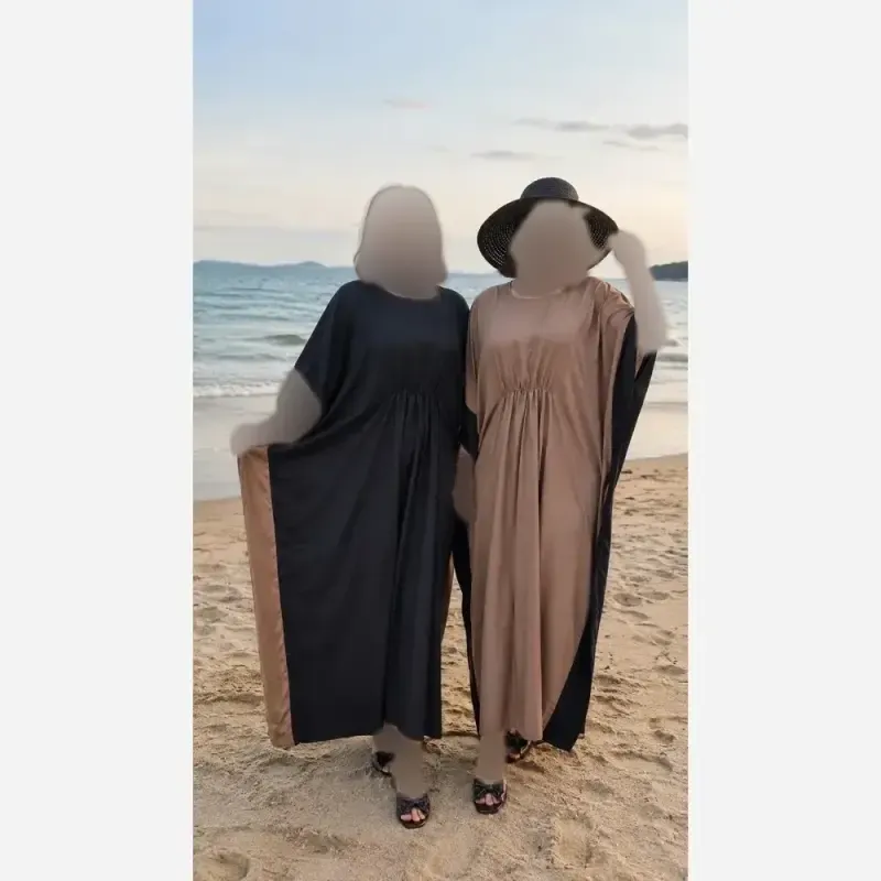 پانچ نخی سایز بزرگ زنانه خنک و آزاد مدل T8045 - تصویر 3