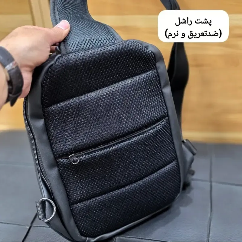 بادی بگ هاردکیس سه بعدی بنج ضد آب قفل دار چست بگ مردانه - تصویر 9