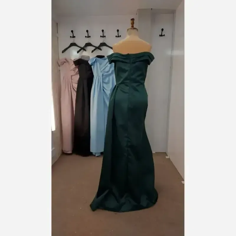 ماکسی مجلسی مدل تیارا پارچه ساتن آمریکایی - تصویر 10