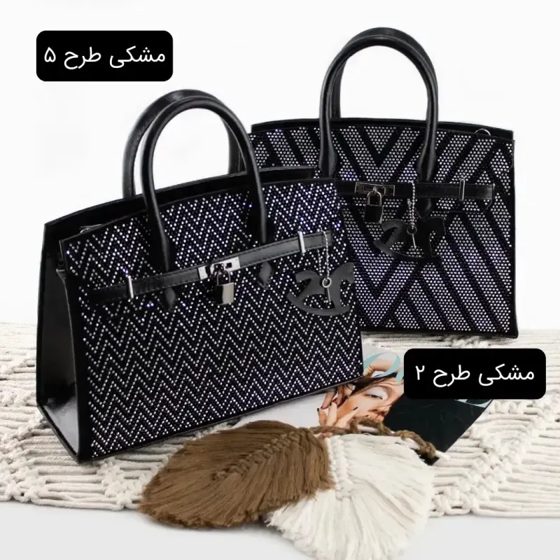 کیف زنانه چرم مصنوعی رسمی و مهمانی ابعاد 30 در 25 در 10 سانتیمتر - تصویر 4