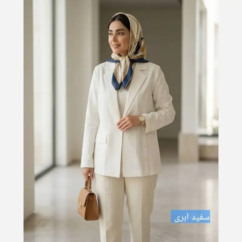 مانتو کتی لینن زنانه مدل الی سایز 38 تا 54 - تصویر 6