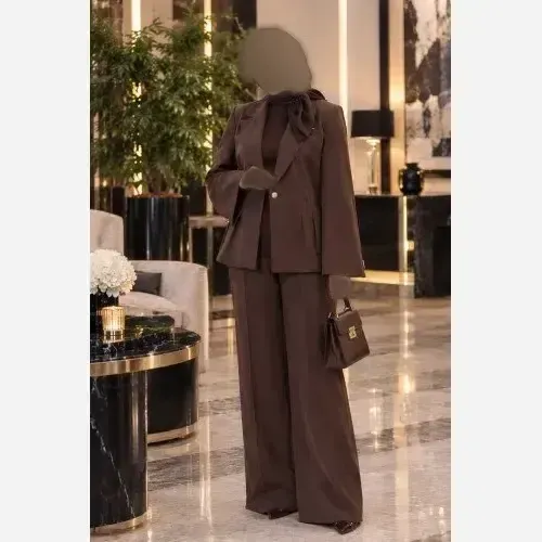 کت و شلوار زنانه مدل بانو جنس هرمس سایز 36 تا 44 - تصویر 4
