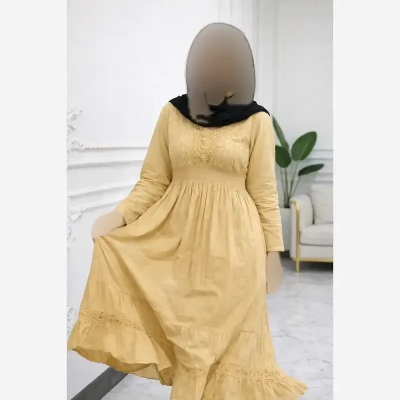 ماکسی ساحلی سنتی هندی خنک و تابستانه فری سایز 38 تا 50 - تصویر 6