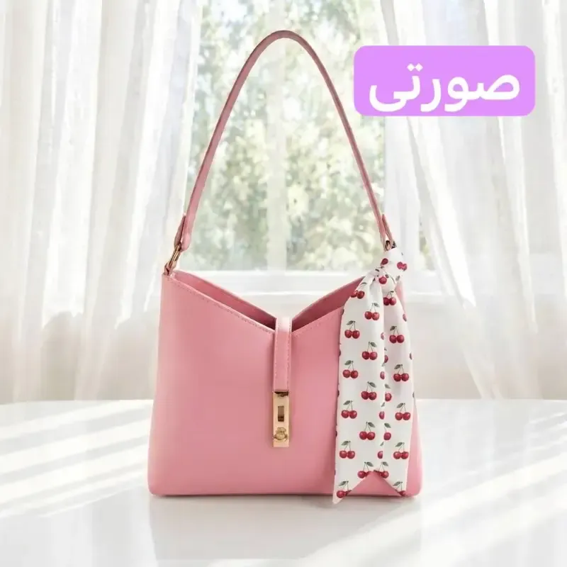 کیف زنانه چرم مصنوعی رسمی و روزمره مدل زیپ و قفل دار - تصویر 5