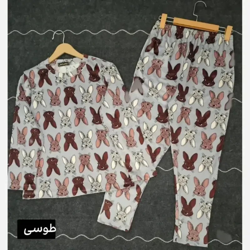 ست مخمل وارداتی طرح خرگوش - تصویر 3