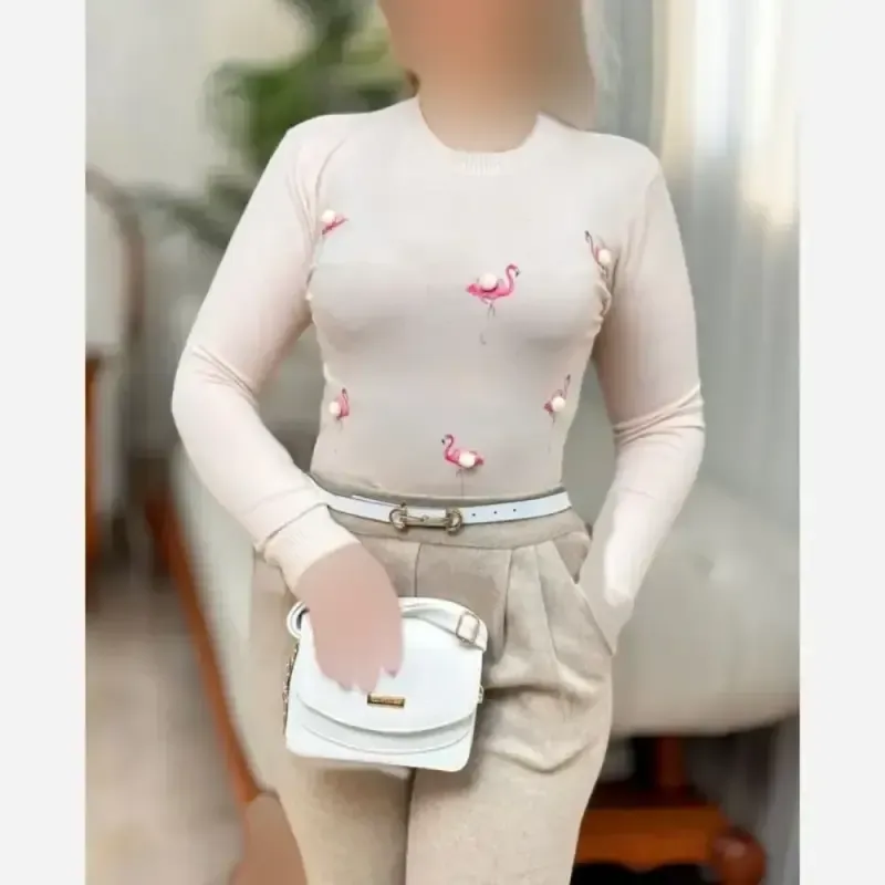 بلوز بافت گپ وارداتی مدل فلامینگو فری سایز گرم بالا - تصویر 8
