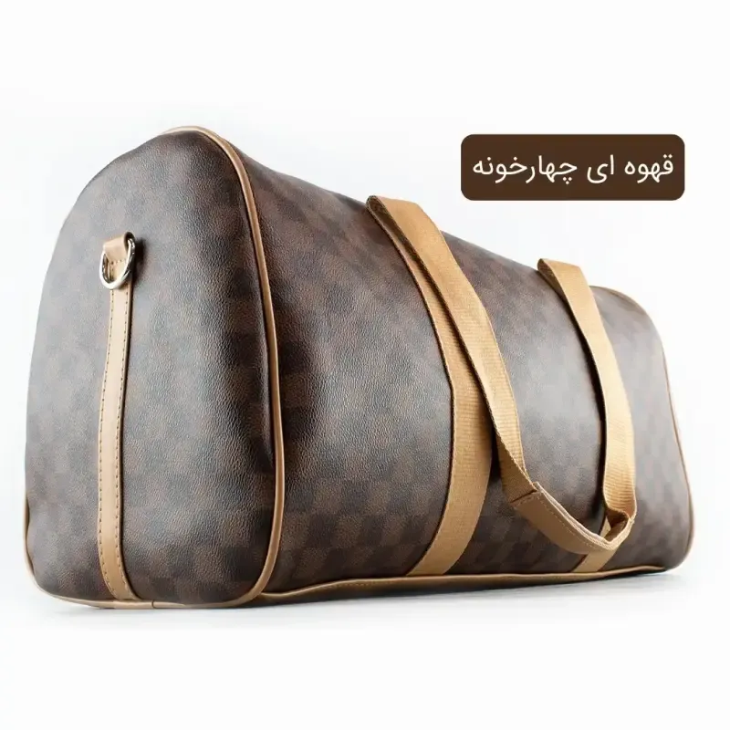 ساک ورزشی اسپرت چرم مصنوعی بند بلند ابعاد 50 در 18 در 30 سانتیمتر - تصویر 3